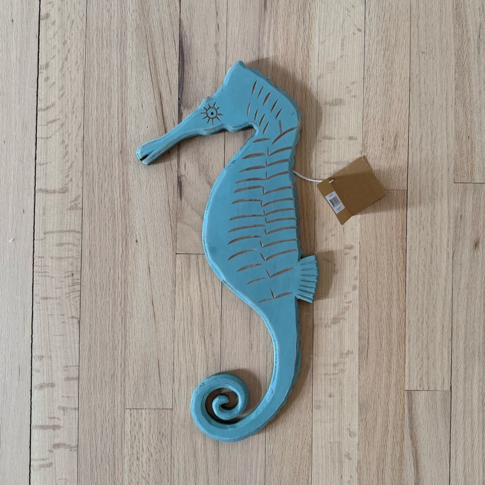 Primitives by Kathy Teal Wooden Seahorse Wall Decor